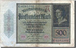 Germany 500 Mark Banknote, 1922-03-27 -