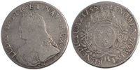 France Ecu Coin, Louis XV, Écu aux branches d'olivier, La Rochelle -