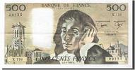 France 500 Francs Banknote, 500 F 1968-1993 ''Pascal'', 1980-09-04 -
