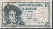 Spain 5 Pesetas Banknote, 1948-03-05 -