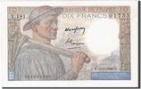 France 10 Francs Banknote, 10 F 1941-1949 ''Mineur'', 1949-03-10 -