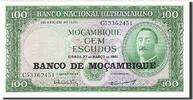 Mozambique 100 Escudos Banknote, 1961-03-27, KM:109a -