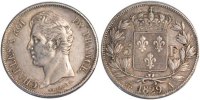 France 5 Francs Coin, Charles X, Paris, Silver, Gadoury:644 -