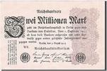 Germany 2 Millionen Mark Banknote, 1923-08-09, KM:103 -