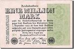 Germany 1 Million Mark Banknote, 1923-08-09, KM:102d -