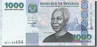 Tanzania 1000 Shilingi Banknote, Undated (2003), KM:36b -