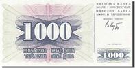 Bosnia - Herzegovina 1000 Dinara Banknote, 1992-07-01, KM:15a -