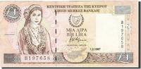 Cyprus 1 Pound Banknote, 1997-02-01, KM:57 -