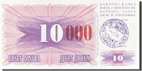 Bosnia - Herzegovina 10,000 Dinara Banknote, 1993, KM:53b -