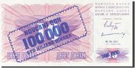 Bosnia - Herzegovina 100,000 Dinara Banknote, 1993-11-10, KM:34b -