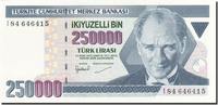 Turkey 250,000 Lira Banknote, 1992, KM:207 -