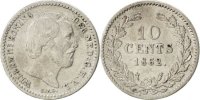 Netherlands 10 Cents Coin, William III, Silver, KM:80 -