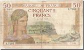 France 50 Francs Banknote, 1937-12-02, Fayette:18.5, KM:85b -