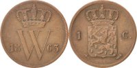 Netherlands Cent Coin, William III, Copper, KM:100 -