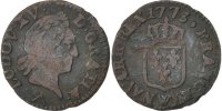 France Liard Coin, Louis XV, Liard à la vieille tête, Lille -