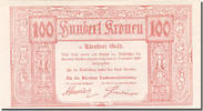 AUSTRIAN STATES 100 Kronen Banknote, 1918-11-11, KM:S105b -