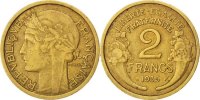 France 2 Francs Coin, Morlon, Aluminum-Bronze, KM:886 -