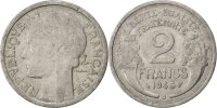 France 2 Francs Coin, Morlon, Beaumont le Roger, Aluminum -