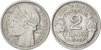 France 2 Francs Coin, Morlon, Beaumont le Roger, Aluminum -