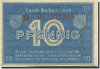 Germany 10 Pfennig Banknote, Baden, KM:S1002a -