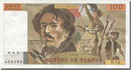 France 100 Francs Delacroix, 1979, Fayette:69.02c, KM:154a -