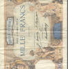 France 1000 Francs Cérès et Mercure 1927-03-24, EF(40-45) Fay:37.01 KM:79a -