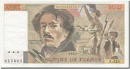France 100 Francs Delacroix, Fayette:69.11, KM:154c -