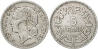 France 5 Francs Coin, Lavrillier, Beaumont le Roger -