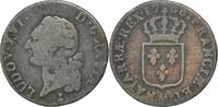France Sol Coin, Louis XVI, Sol ou sou, Metz, Copper -