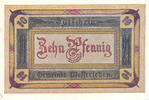 Germany 10 Pfennig Banknote, Wasserleben, blé, Mehl:1383.1 -