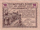 Austria 10 Heller Banknote, Ollersbach, ferme, 1920 UNC(63) Mehl:FS 709a -