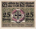Germany 25 Pfennig Banknote, Soltau, Blason, 1920 UNC(63) Mehl:1238 -