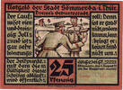 Germany 25 Pfennig Banknote, Sömmerda, soldat 1921 UNC(63) Mehl:1230.1 -