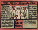 Germany 1 Mark Banknote, Sömmerda, Usine, 1921 UNC(63) Mehl:1230.1 -