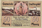 Germany 50 Pfennig Banknote, Stadtlengsfeld, Usine, 1919 UNC(63) Mehl:S98.13a -
