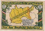 Germany 75 Pfennig Banknote, Soltau, carte, 1921 UNC(63) Mehl:1239.1 -