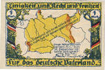 Germany 1 Mark Banknote, Soltau, statue 1921-12-31, UNC(63) Mehl:1239.1 -