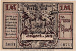 Germany 1 Mark Banknote, Belgard, personnage, Mehl:69.4a -