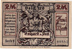 Germany 2 Mark Banknote, Belgard, portrait, Mehl:69.4a -