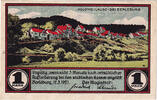 Germany 1 Mark Banknote, Berleburg, paysage, 1921 UNC(63) Mehl:80.1 -