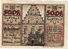 Germany 50 Pfennig Banknote, Schuttorf, château, 1921 UNC(63) Mehl:1202.1 -
