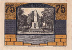 Germany 75 Pfennig Banknote, Striegau, Monument, Mehl:1284.1 -