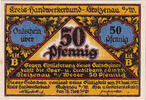 Germany 50 Pfennig Banknote, Stolzenau, cordonnier, Mehl:1277.1 -