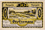 Germany 50 Pfennig Banknote, Stolzenau, champs 1921-11-30, UNC(63) Mehl:1276.2 -