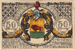 Germany 50 Pfennig Banknote, Schleiz, portrait 1921-12-01, UNC(63) Mehl:1180.1 -