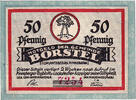 Germany 50 Pfennig Banknote, Borstel, grange, Mehl:145.1 -