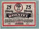 Germany 75 Pfennig Banknote, Borstel, village, Mehl:145.1 -