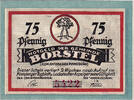 Germany 75 Pfennig Banknote, Borstel, ferme, Mehl:145.1 -