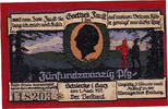 Germany 25 Pfennig Banknote, Schierke, village 1921-04-01 UNC(63) Mehl:1179.1a -