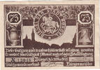 Germany 75 Pfennig Banknote, Bürgel, chevalier 1921-05-28, UNC(63) Mehl:201.1a -